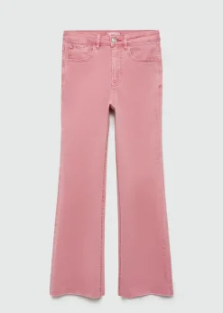 MANGO Dżinsy*Spodnie dżinsowe flare crop