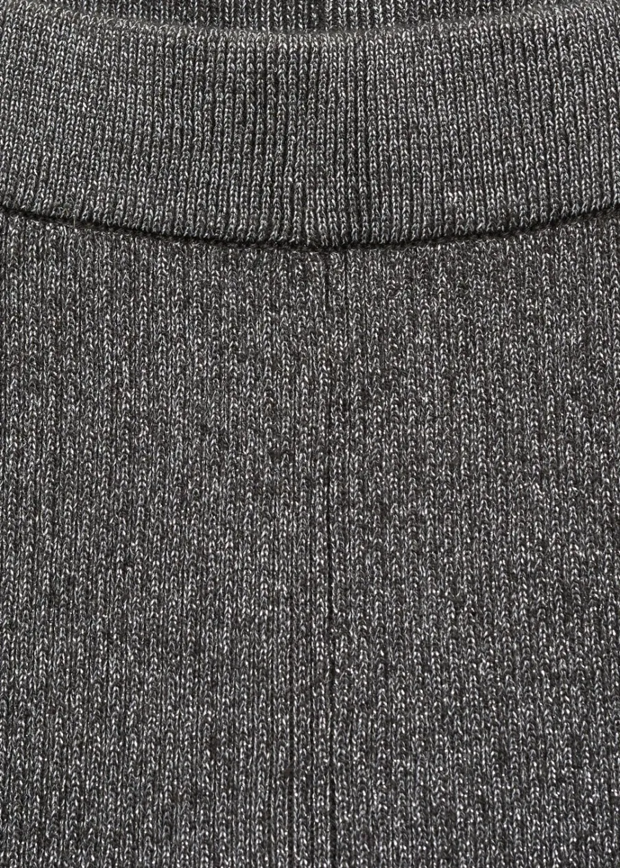 Dzieci MANGO Spodnie*Spodnie flare z lureksu