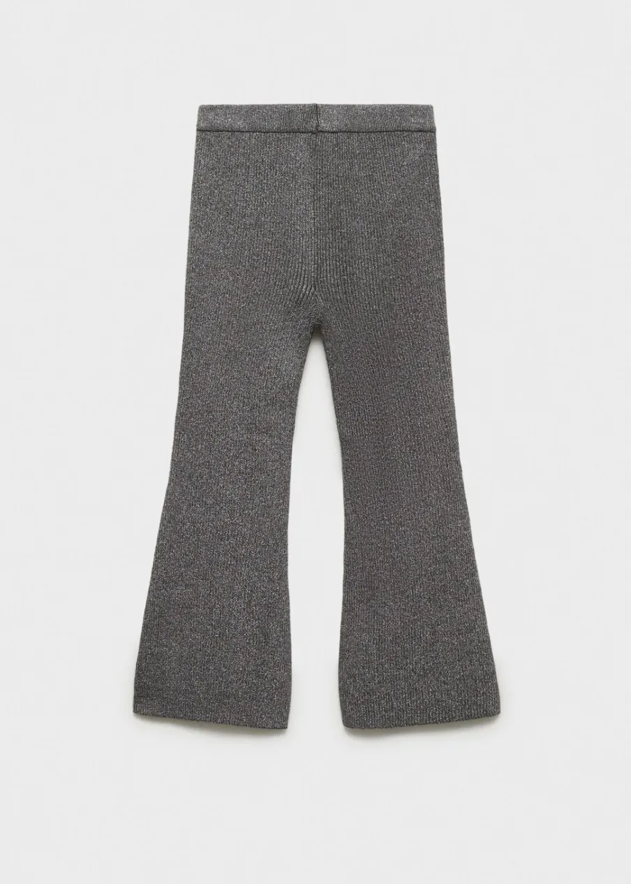 Dzieci MANGO Spodnie*Spodnie flare z lureksu