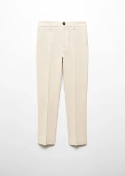 Dzieci MANGO Spodnie*Spodnie garniturowe lniane