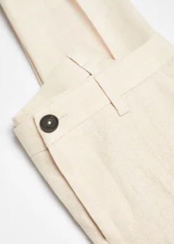 Dzieci MANGO Spodnie*Spodnie garniturowe lniane