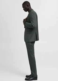 MANGO Spodnie|Spodnie*Spodnie garniturowe Milan w kratę księcia Walii