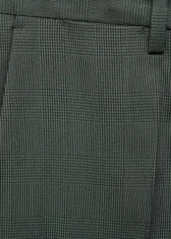 MANGO Spodnie|Spodnie*Spodnie garniturowe Milan w kratę księcia Walii