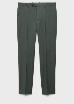 MANGO Spodnie|Spodnie*Spodnie garniturowe Milan w kratę księcia Walii