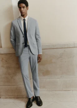 MANGO Spodnie*Spodnie garniturowe París super slim fit