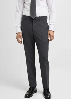 MANGO Spodnie|Spodnie*Spodnie garniturowe París super slim fit