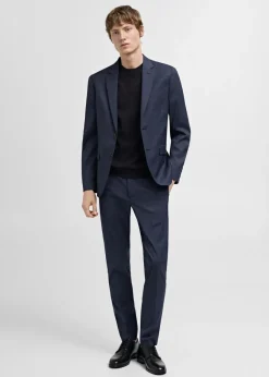 MANGO Spodnie*Spodnie garniturowe París super slim fit