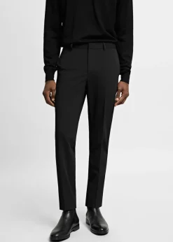 MANGO Spodnie*Spodnie garniturowe París super slim fit