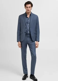 MANGO Spodnie|Spodnie*Spodnie garniturowe París super slim fit