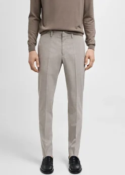 MANGO Spodnie*Spodnie garniturowe París super slim fit