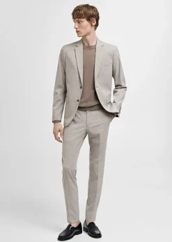 MANGO Spodnie*Spodnie garniturowe París super slim fit