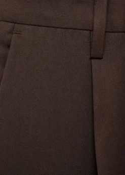 MANGO Spodnie*Spodnie garniturowe regular fit z zaszewkami