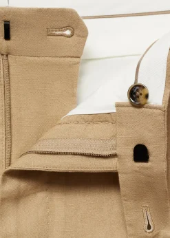 MANGO Spodnie*Spodnie garniturowe slim fit z 100% lnu