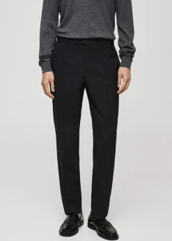 MANGO Spodnie|Spodnie*Spodnie garniturowe slim fit z 100% wełny dziewiczej