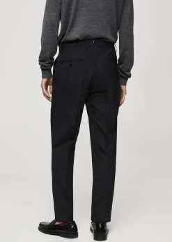 MANGO Spodnie|Spodnie*Spodnie garniturowe slim fit z 100% wełny dziewiczej