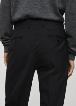 MANGO Spodnie|Spodnie*Spodnie garniturowe slim fit z 100% wełny dziewiczej