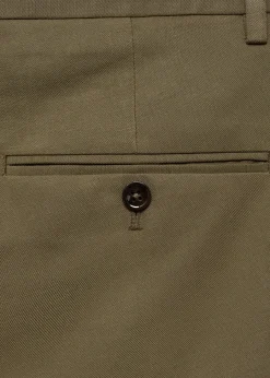 MANGO Spodnie*Spodnie garniturowe slim fit z Tencel™ z zaszewkami