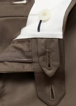 MANGO Spodnie|Spodnie*Spodnie garniturowe w jodełkę z 100% wełny dziewiczej