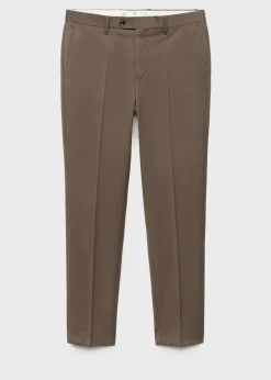 MANGO Spodnie|Spodnie*Spodnie garniturowe w jodełkę z 100% wełny dziewiczej