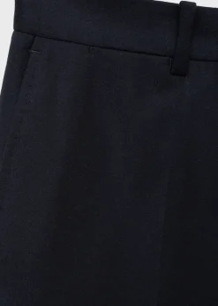 MANGO Spodnie*Spodnie garniturowe z flaneli z 100% włoskiej wełny