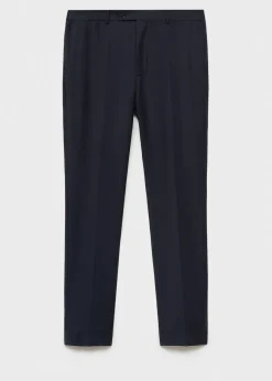 MANGO Spodnie*Spodnie garniturowe z flaneli z 100% włoskiej wełny