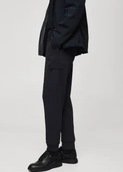 MANGO Spodnie*Spodnie jogger z fakturą i technologią przeciwzapachową