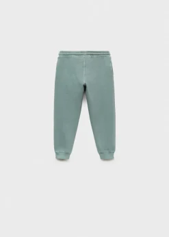Dzieci MANGO Spodnie*Spodnie joggersy bawełniane