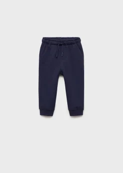 Dzieci MANGO Spodnie*Spodnie joggersy bawełniane