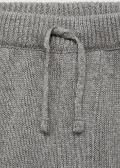 Dzieci MANGO Spodnie*Spodnie joggersy z dzianiny