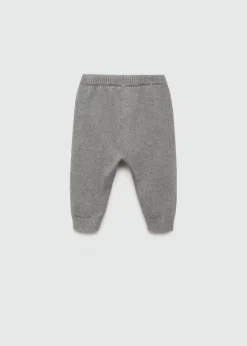 Dzieci MANGO Spodnie*Spodnie joggersy z dzianiny