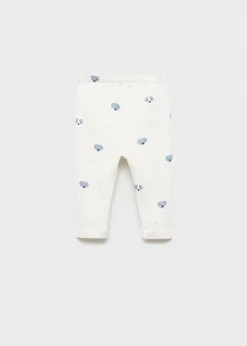 Dzieci MANGO Spodnie|Spodnie*Spodnie joggersy z nadrukiem