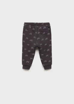 Dzieci MANGO Spodnie*Spodnie joggersy z nadrukiem