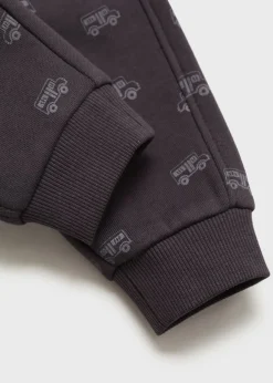 Dzieci MANGO Spodnie*Spodnie joggersy z nadrukiem