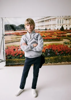 Dzieci MANGO Spodnie*Spodnie o prostym kroju z bawełny