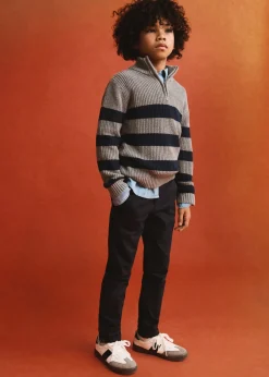 Dzieci MANGO Spodnie*Spodnie o prostym kroju z bawełny