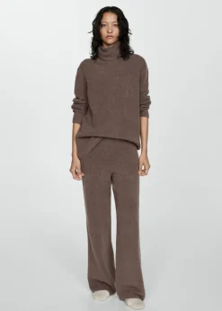 MANGO Spodnie|Piżamy*Spodnie o prostym kroju z dzianiny