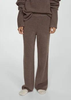 MANGO Spodnie|Piżamy*Spodnie o prostym kroju z dzianiny