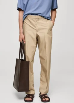 MANGO Spodnie*Spodnie o regularnym kroju 100% bawełna