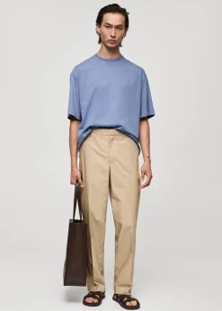 MANGO Spodnie*Spodnie o regularnym kroju 100% bawełna