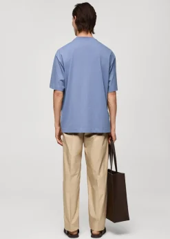 MANGO Spodnie*Spodnie o regularnym kroju 100% bawełna