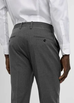 MANGO Spodnie|Spodnie*Spodnie od garnituru slim fit z tkaniny comfort stretch