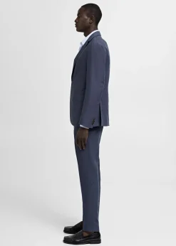 MANGO Spodnie*Spodnie od garnituru slim fit z tkaniny comfort stretch