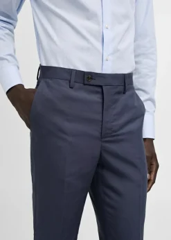 MANGO Spodnie*Spodnie od garnituru slim fit z tkaniny comfort stretch