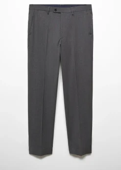 MANGO Spodnie|Spodnie*Spodnie od garnituru slim fit z tkaniny comfort stretch