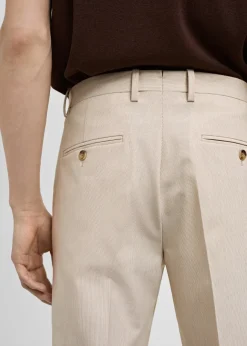 MANGO Spodnie*Spodnie od garnituru slim fit z tkaniny comfort stretch