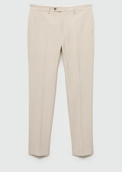 MANGO Spodnie*Spodnie od garnituru slim fit z tkaniny comfort stretch