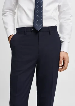 MANGO Spodnie|Spodnie*Spodnie od garnituru slim fit z tkaniny comfort stretch