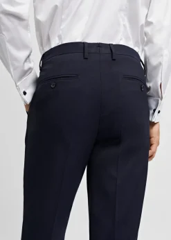 MANGO Spodnie|Spodnie*Spodnie od garnituru slim fit z tkaniny comfort stretch