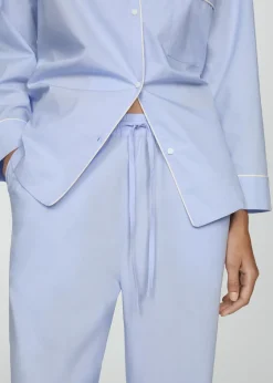 MANGO Piżamy|Piżamy*Spodnie od piżamy wiązane o prostym kroju