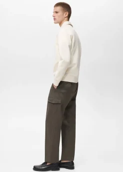 MANGO Spodnie*Spodnie regular fit cargo z bawełny